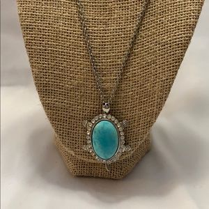 Turquoise turtle necklace